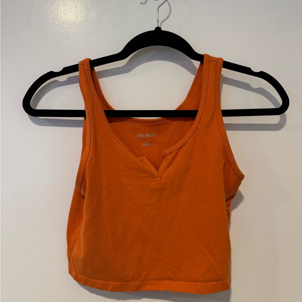 Orange Tank Top